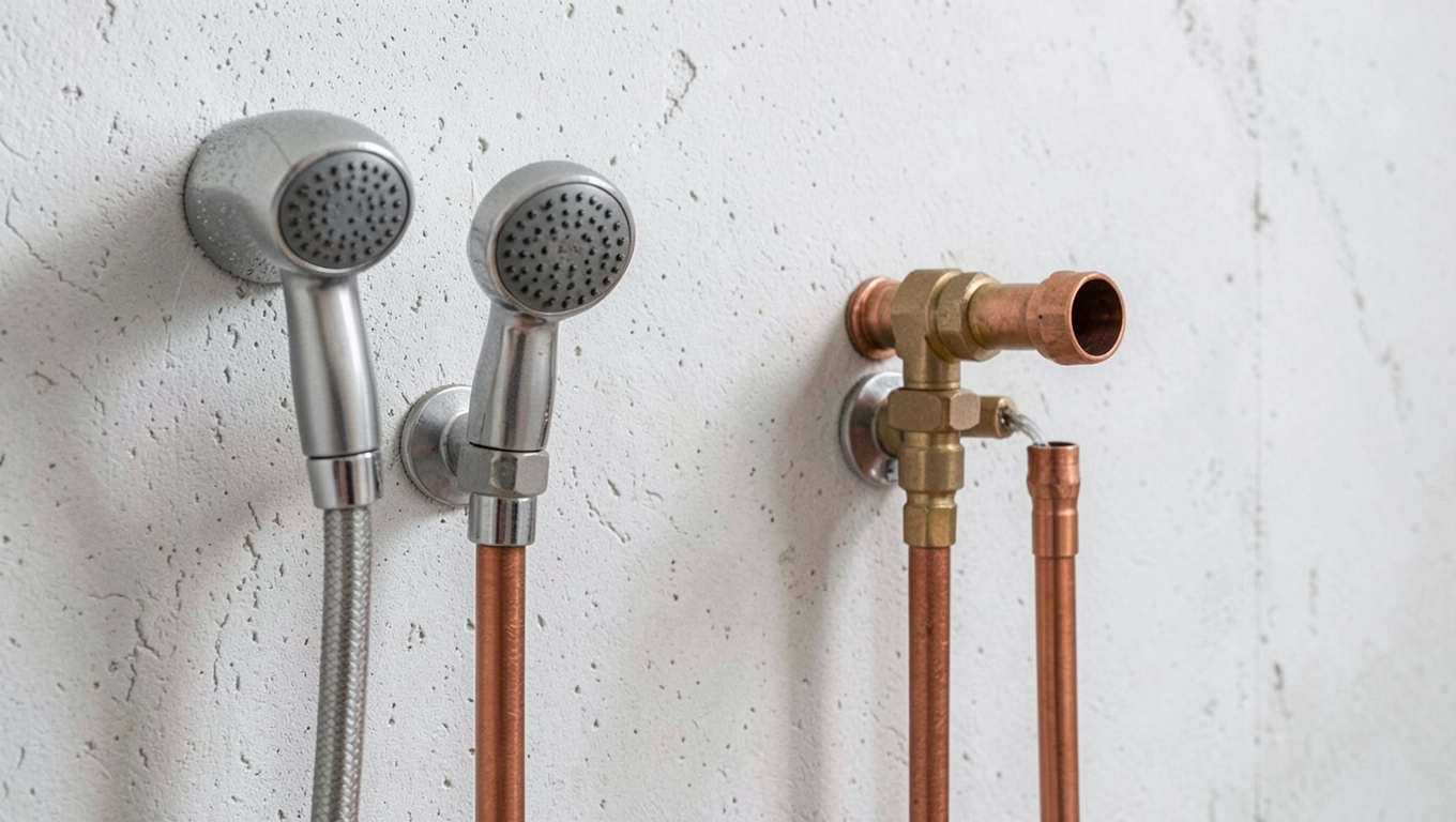 Podłączenie hydrauliki w ścianie GK