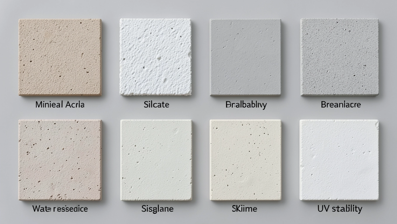 Porównanie właściwości tynków elewacyjnych