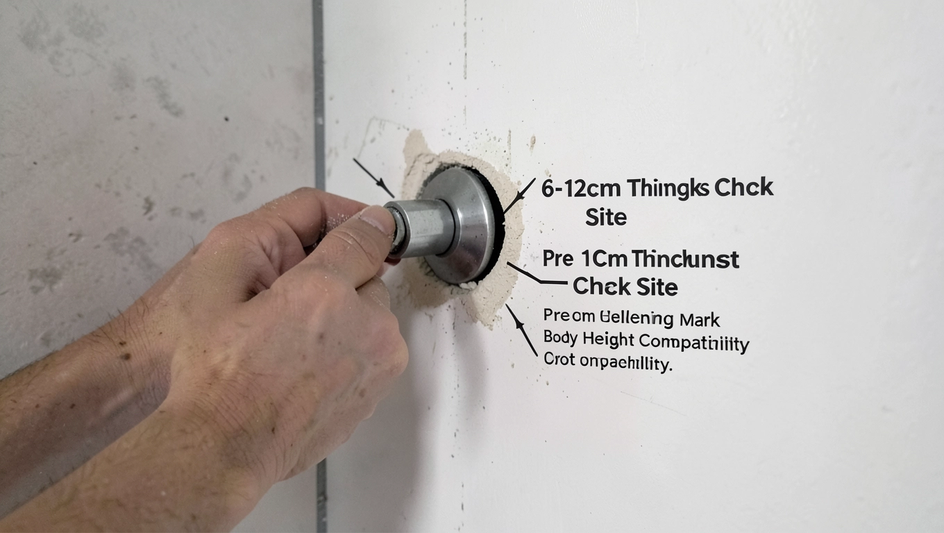 Przygotowanie miejsca pod baterię podtynkową