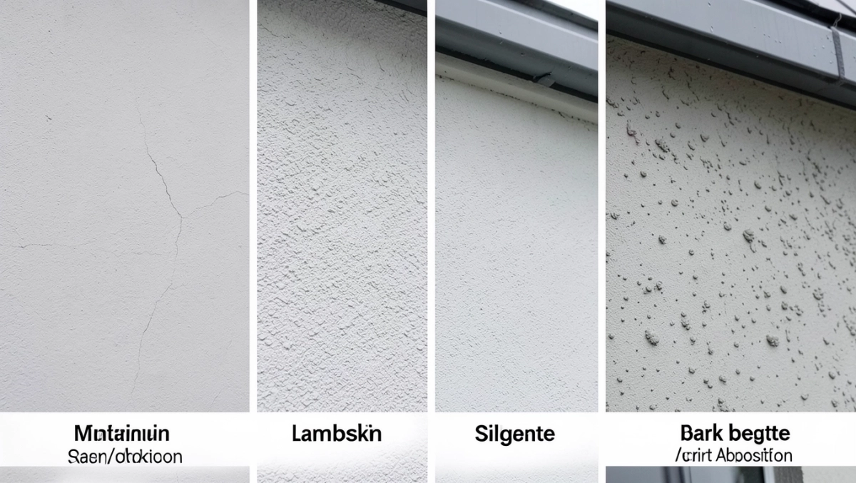 rodzaje tynku elewacyjnego