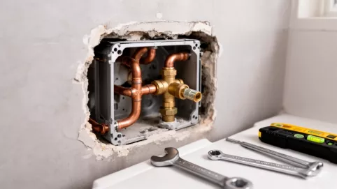 bateria podtynkowa umywalkowa montaż