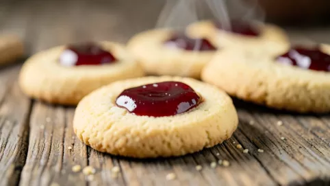 ciasteczka maślane z marmoladą