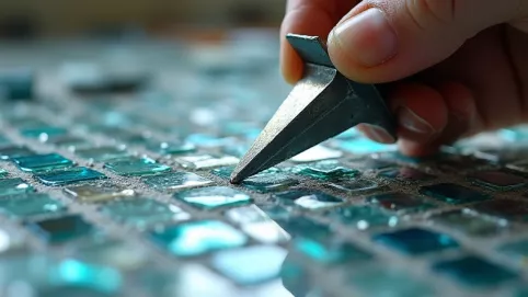 cięcie mozaiki szklanej