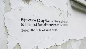 Czy tynk można odliczyć w uldze termomodernizacyjnej