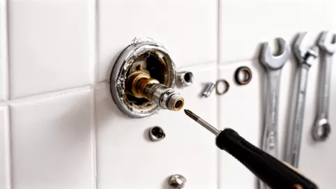 demontaż baterii podtynkowej