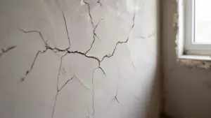 dlaczego tynk pęka