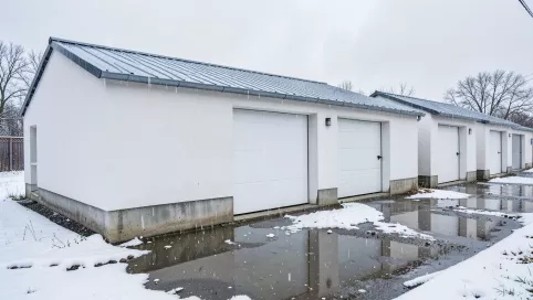 garaże tynkowane ceny