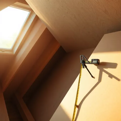 Jak obliczyć skosy na poddaszu do tynków