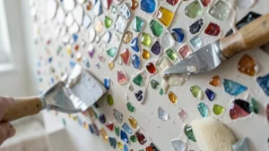 Jak odnowić tynk mozaikowy wewnątrz