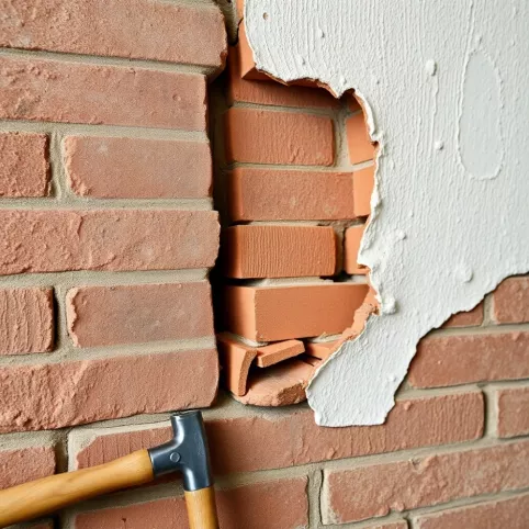 Jak usunąć stary tynk z cegły