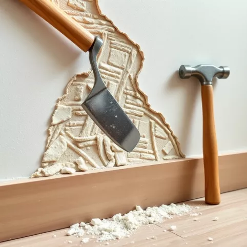 Jak usunąć tynk mozaikowy ze ściany