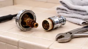 jak wymienić baterię podtynkową