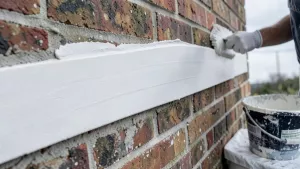 kładzenie tynku zewnętrznego