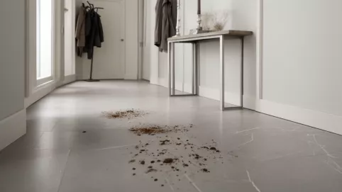 Marmolit w przedpokoju