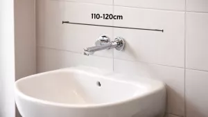 na jakiej wysokości bateria podtynkowa nad umywalką