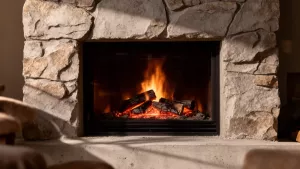 Tynk dekoracyjny na kominek