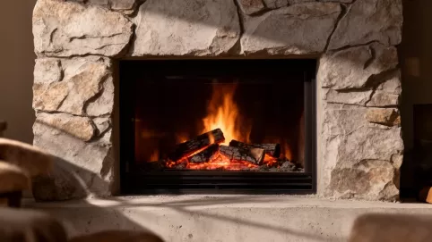 Tynk dekoracyjny na kominek