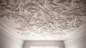 tynk dekoracyjny na suficie