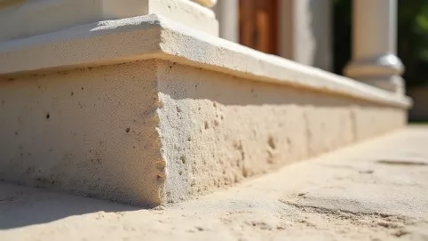 Tynk mozaikowy na cokół domu