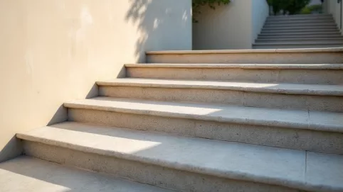 Tynk mozaikowy na schody zewnętrzne