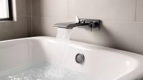 Wysokość baterii wannowej podtynkowej