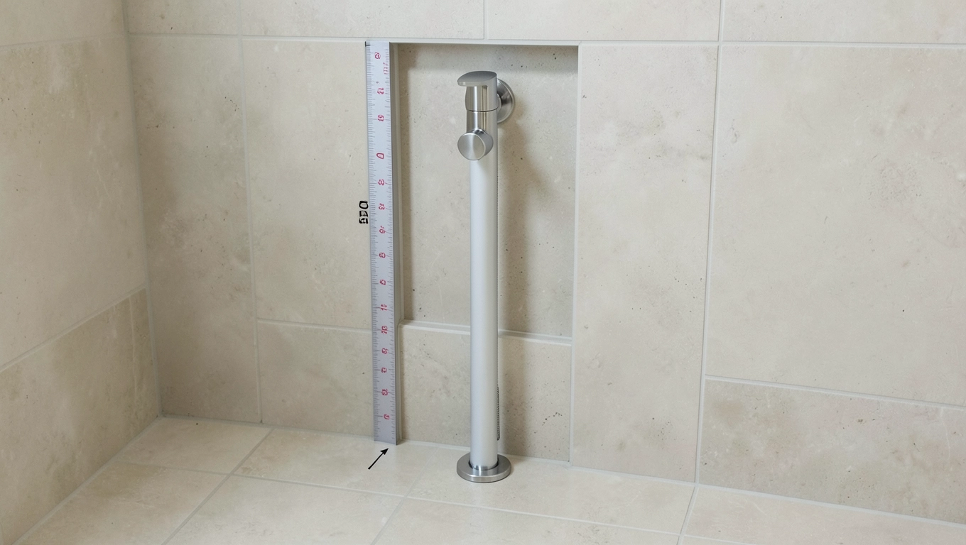 Standardowa wysokość od podłogi do wylewki