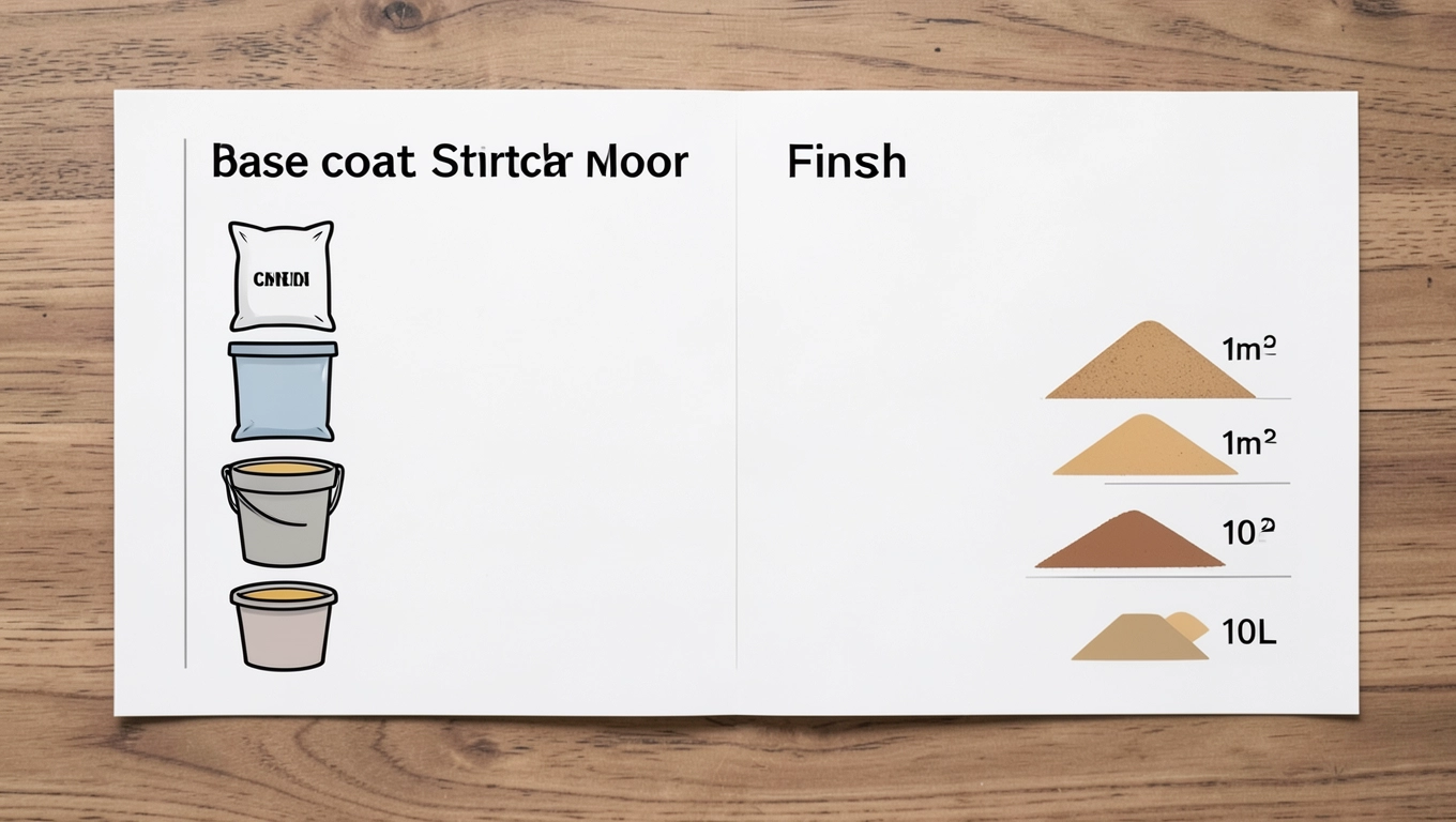 Tabela proporcji zaprawy tynkarskiej