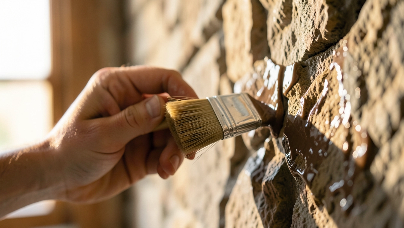 Technika nakładania farby na tynk żywiczny