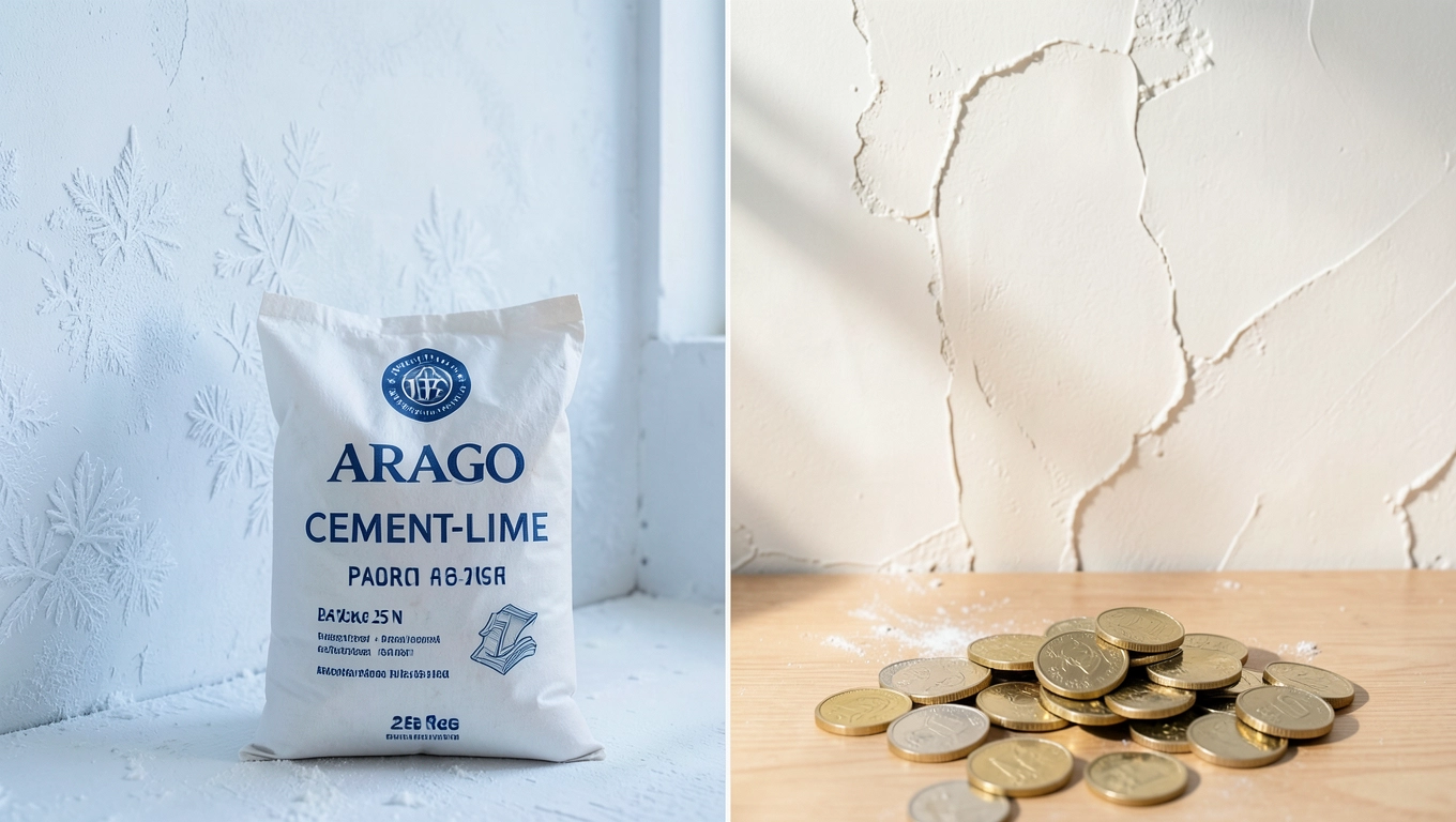 temperatura aplikacji i koszt tynku arago cementowo-wapiennego