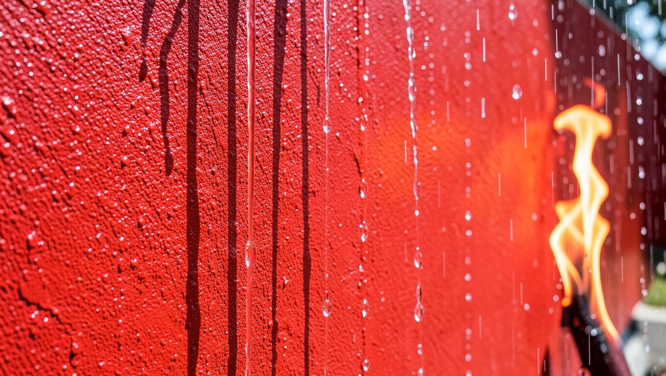 trwałość barwnika w tynku silikonowym