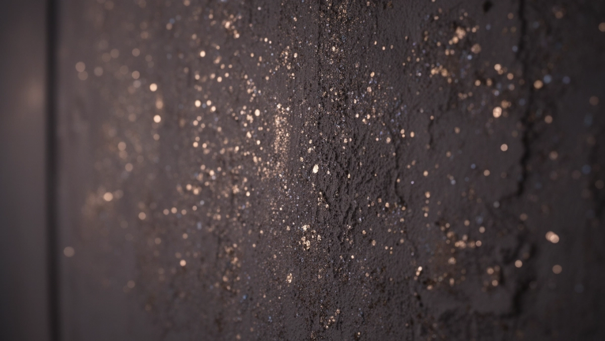 Tynk dekoracyjny z brokatem