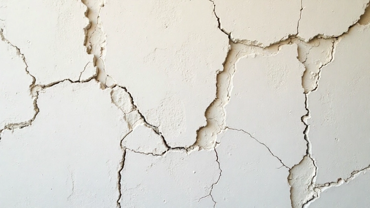 Tynk pęka po wyschnięciu