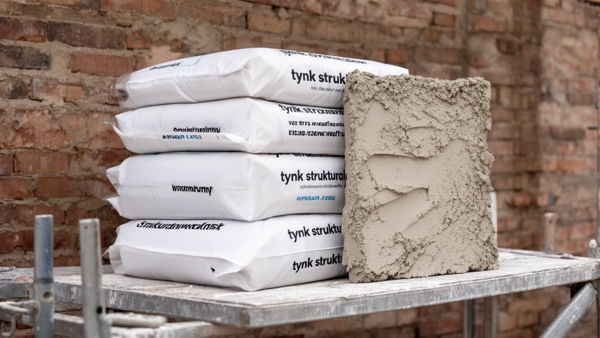 tynk strukturalny w workach