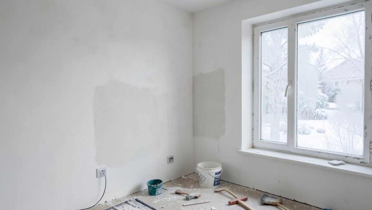 Tynki gipsowe w zimie