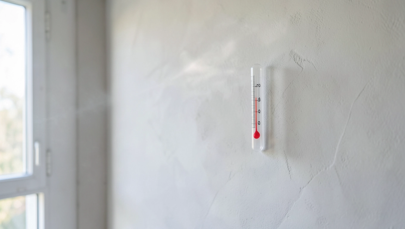 Wilgotność powietrza przy suszeniu tynków gipsowych