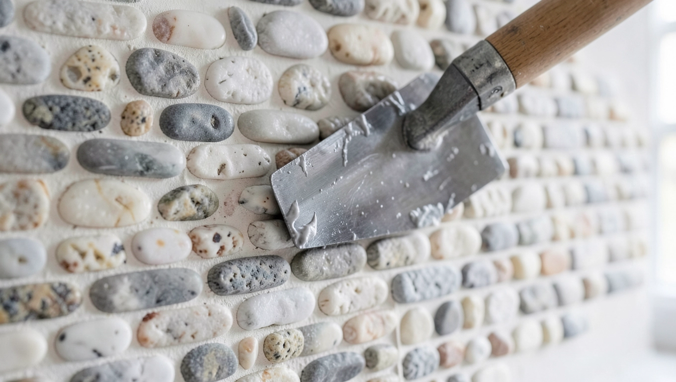 Wyrównywanie marmolitu na ścianie