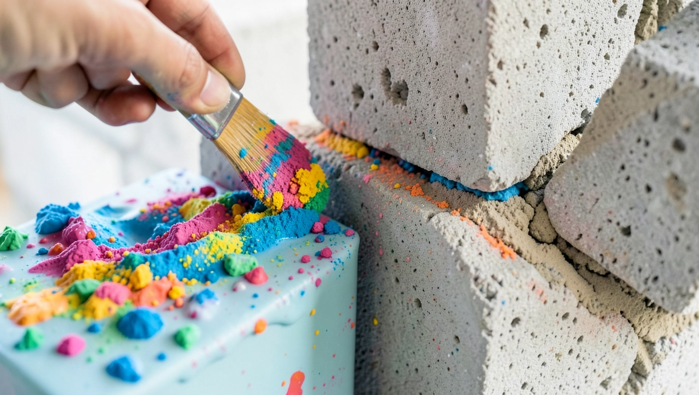 zastosowanie barwnika w tynkach silikonowych